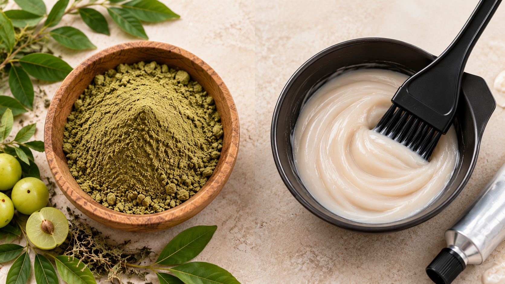 Henna vs. tinte convencional: diferencias, ventajas y consideraciones